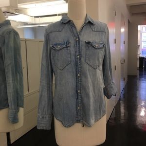 Denim western shirt